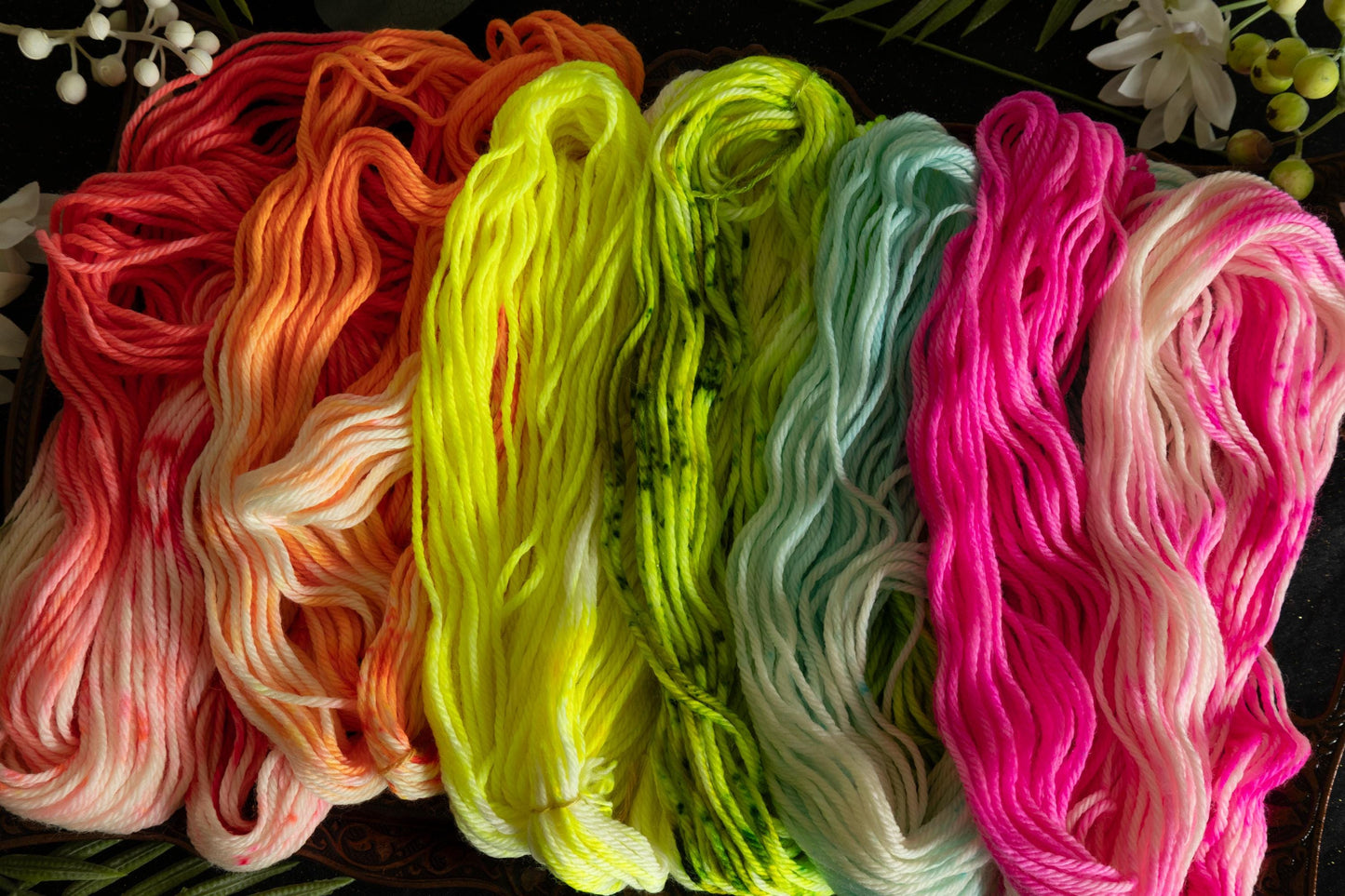 Neon Rainbow - Mini Skein Set