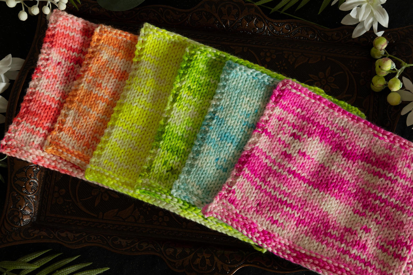 Neon Rainbow - Mini Skein Set