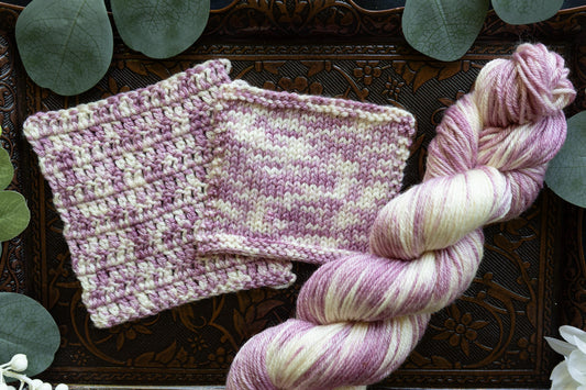 Blackberry Vanilla Swirl - Silk Sheep - DK Weight