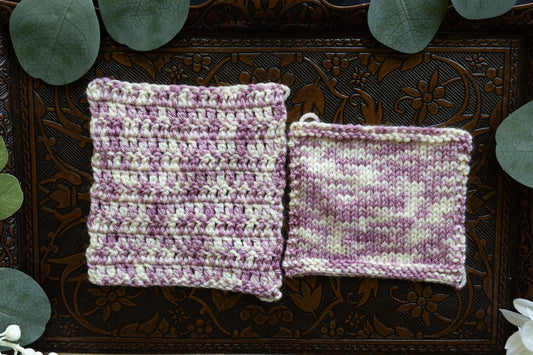 Blackberry Vanilla Swirl - Mini Skein - DK Weight