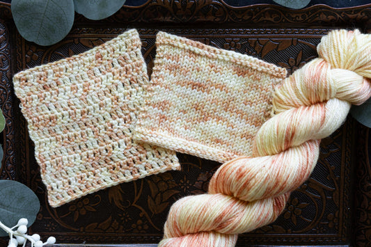Caramel Vanilla Swirl - Silk Sheep - DK Weight