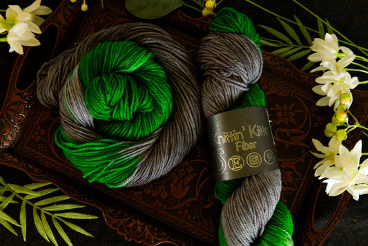 Jade and Hematite - Worsted Weight