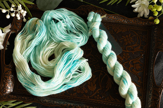 Ice Blue - Mini Skein