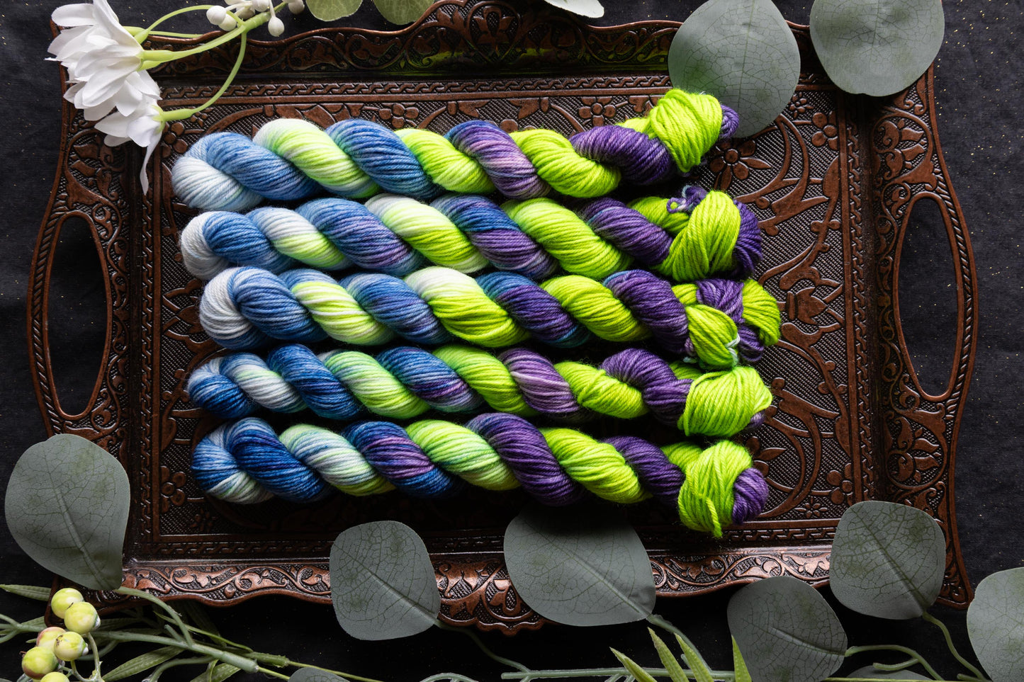 Verdant Invocation - Mini Sock - Fingering Weight