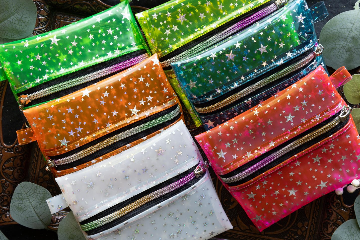 Vinyl Pouch and Gummy Bear Stitch Marker Set