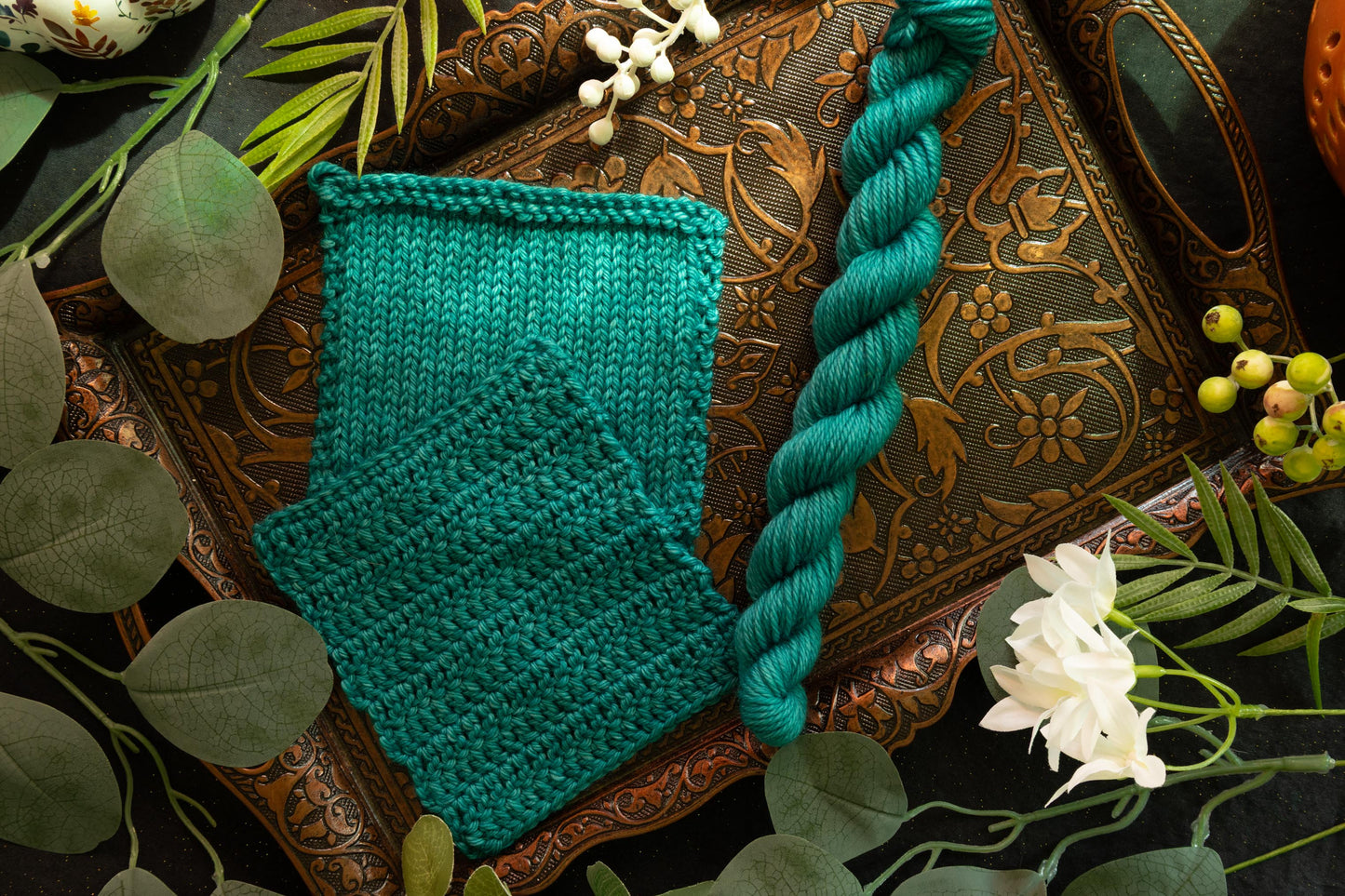Teal - Mini Sheep - Worsted Weight