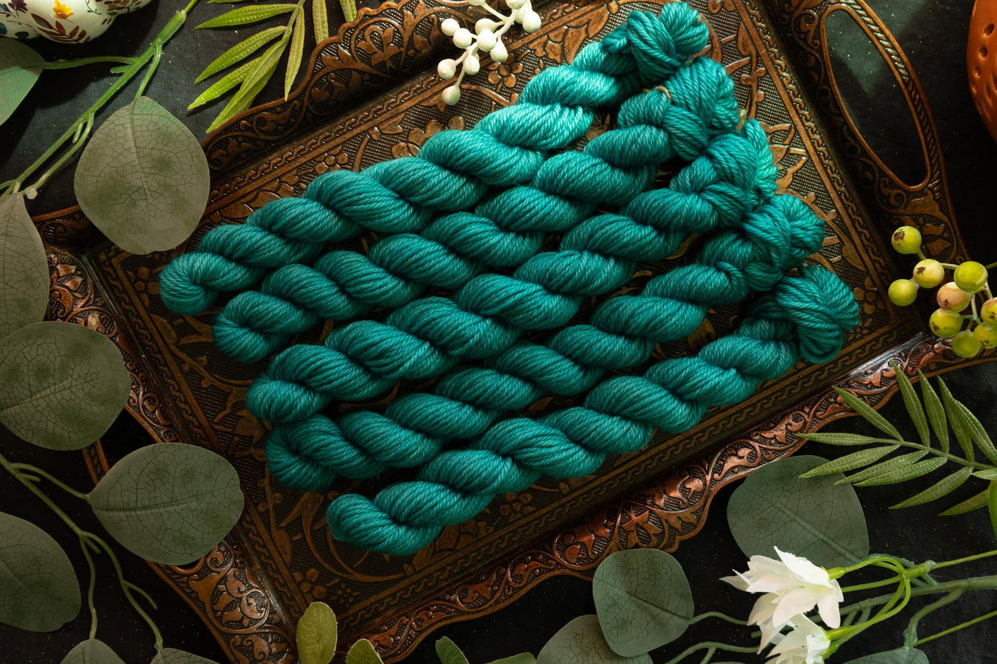 Teal - Mini Sheep - Worsted Weight