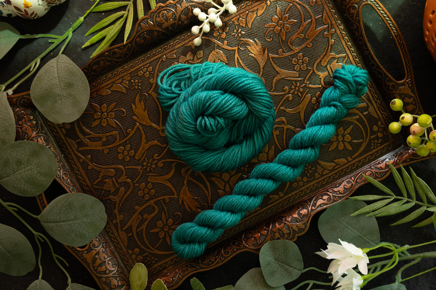 Teal - Mini Sheep - Worsted Weight
