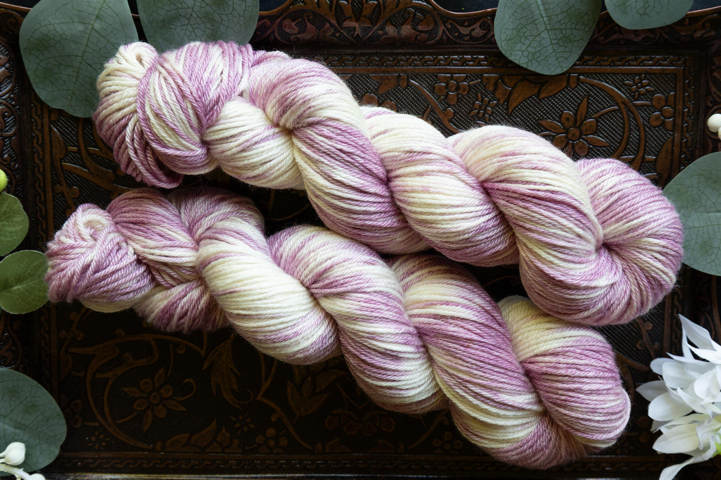Blackberry Vanilla Swirl - Silk Sheep - DK Weight
