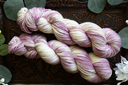 Blackberry Vanilla Swirl - Silk Sheep - DK Weight