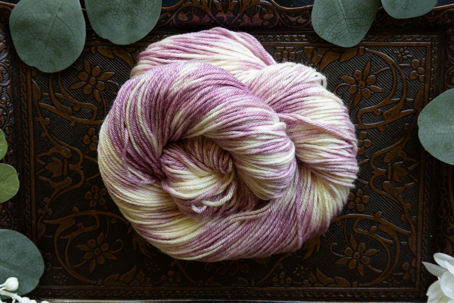 Blackberry Vanilla Swirl - Silk Sheep - DK Weight