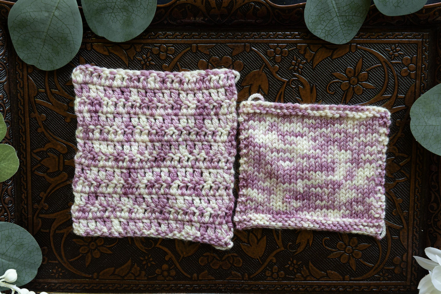 Blackberry Vanilla Swirl - Silk Sheep - DK Weight