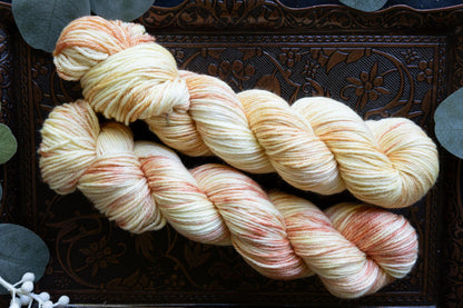 Caramel Vanilla Swirl - Silk Sheep - DK Weight