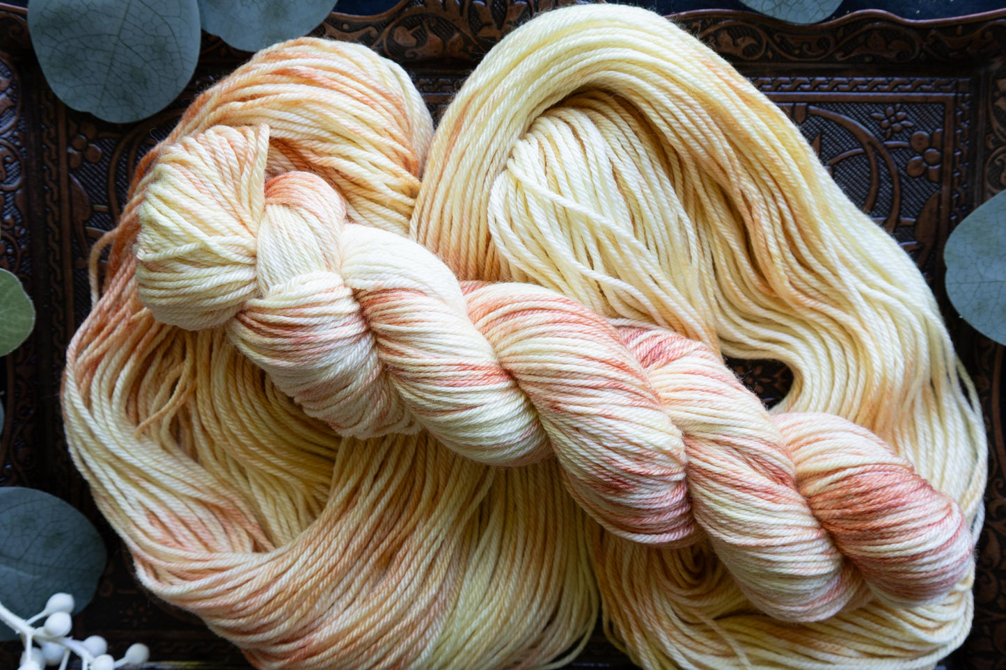 Caramel Vanilla Swirl - Silk Sheep - DK Weight