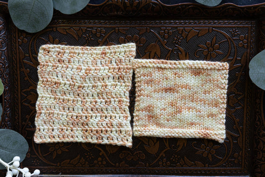 Caramel Vanilla Swirl - Mini Skein - DK Weight
