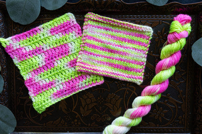 Kiwi Strawberry Sorbet - Mini Skein - DK Weight