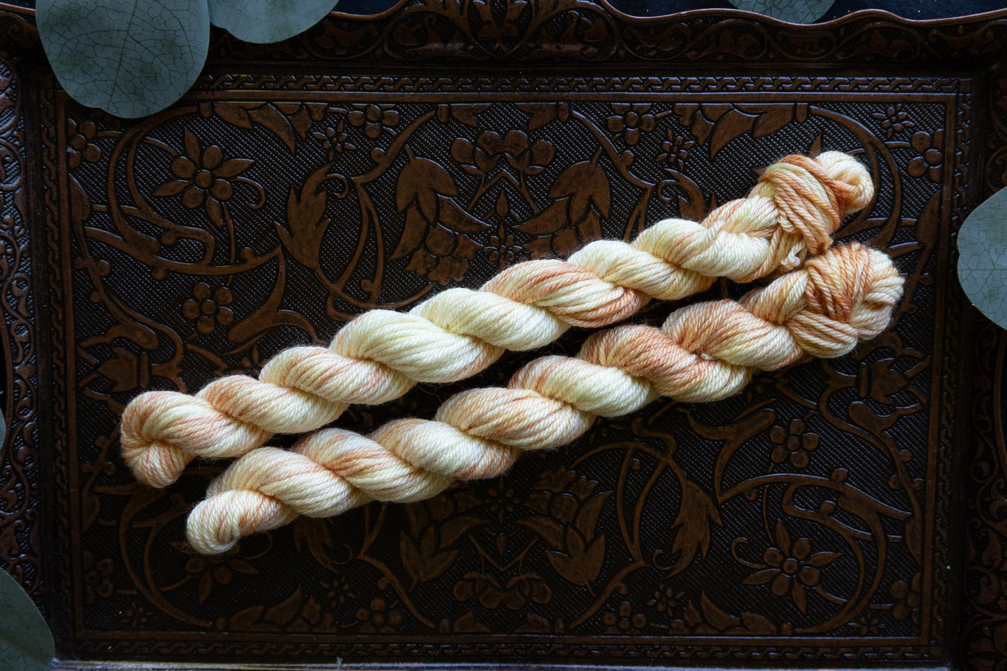 Caramel Vanilla Swirl - Mini Skein - DK Weight