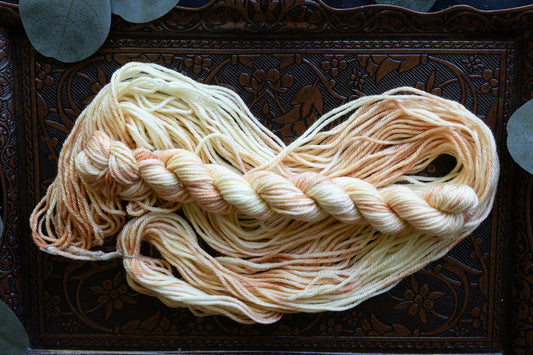 Caramel Vanilla Swirl - Mini Skein - DK Weight