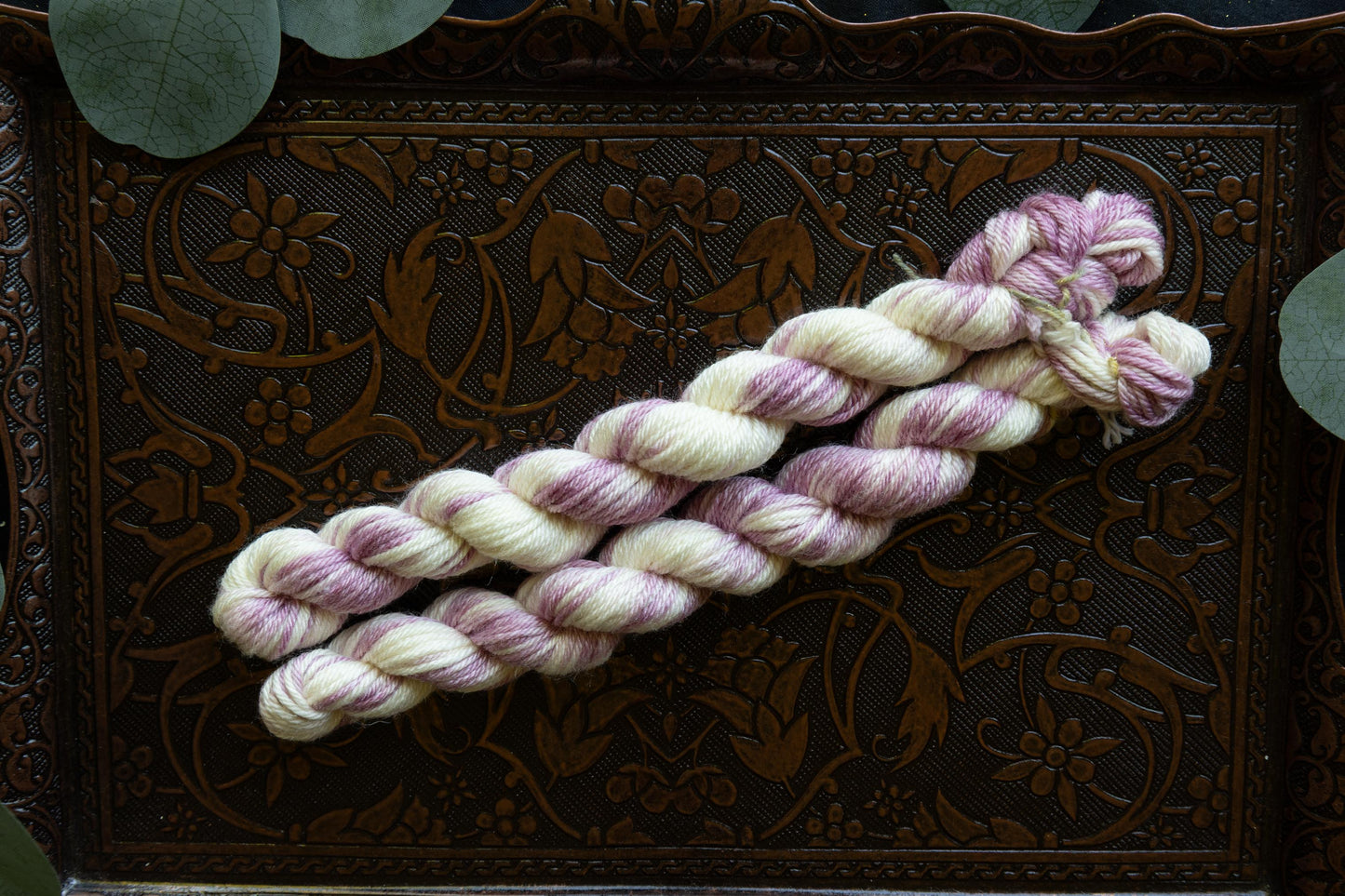 Blackberry Vanilla Swirl - Mini Skein - DK Weight