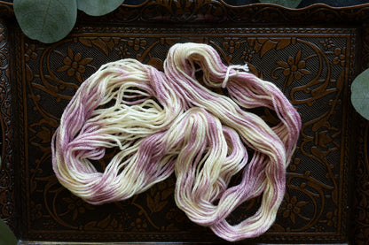Blackberry Vanilla Swirl - Mini Skein - DK Weight
