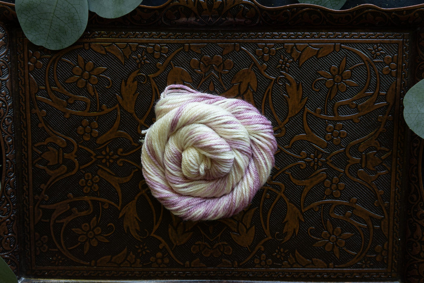Blackberry Vanilla Swirl - Mini Skein - DK Weight