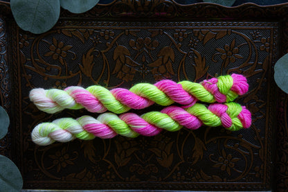 Kiwi Strawberry Sorbet - Mini Skein - DK Weight