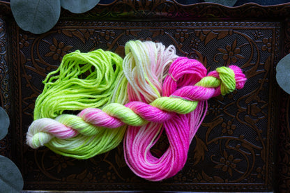 Kiwi Strawberry Sorbet - Mini Skein - DK Weight