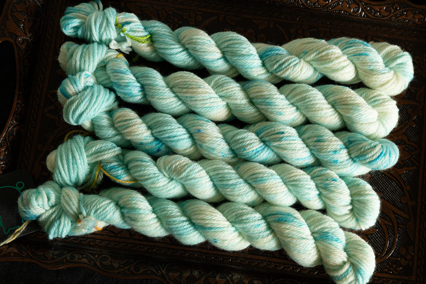 Ice Blue - Mini Skein