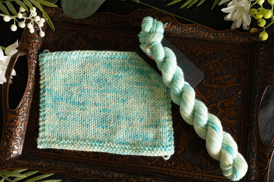 Ice Blue - Mini Skein