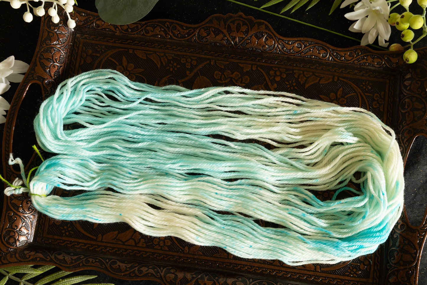 Ice Blue - Mini Skein